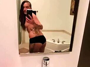 Petite beauty Emy Angel masturbates intimately