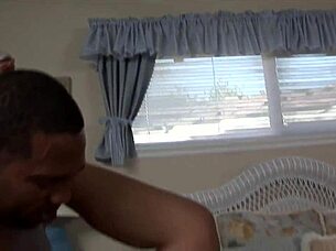 ebony wife craves bbc creampie deep in her fat ass