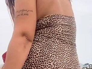 went beach dress no panties guy approached dirty beach talk