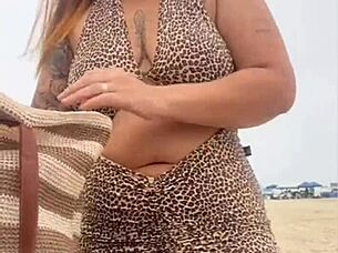 went beach dress no panties guy approached dirty beach talk
