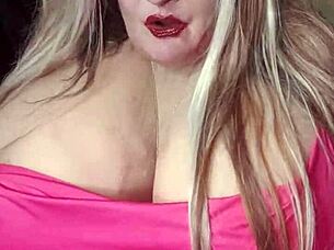 Susi teases huge boobs then sucks BBC toy