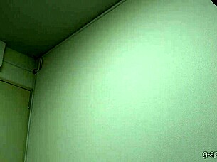 Minase Akari strips miniskirt uniform showing panties and socks!