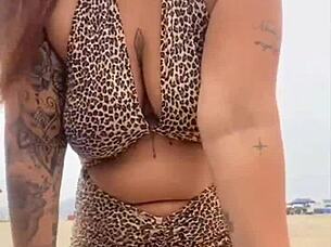 went beach dress no panties guy approached dirty beach talk