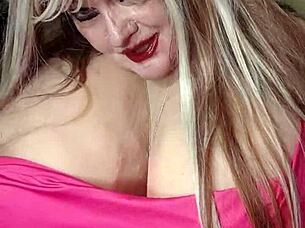 Susi teases huge boobs then sucks BBC toy