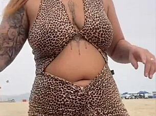 went beach dress no panties guy approached dirty beach talk