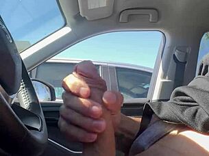 i get so excited flashing risky in public car outdoors voyeur style homemade amateurs