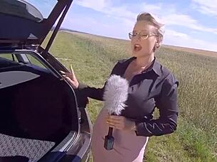 angely wicky takes a close look at the new car model