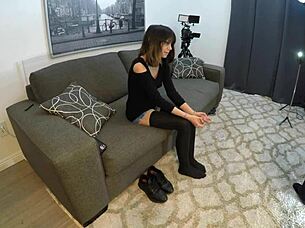 candy cruise gags on cock in extreme deepthroat casting