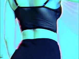 Aesthetic sexy girls in leather stockings webcam!