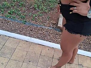 Bold Couple Pisses Publicly In Sao Paulo Streets