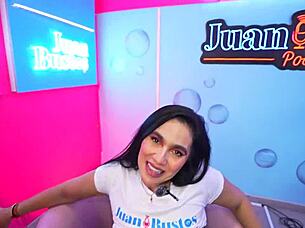 Busty Latina Milf Transforms to Slut Craving Four Cocks