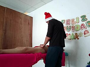 Massage Patient Screams Taking Monster Cock Deep Rough Christmas Fuck