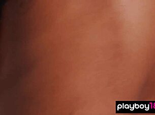 Skinny Ebony Ballerina Strips Naked In Steamy Workout Session