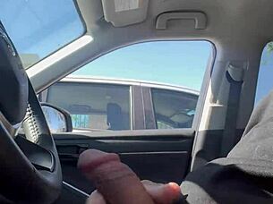 i get so excited flashing risky in public car outdoors voyeur style homemade amateurs
