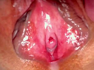 Amateur Shaved Milf Pussy Closeup 346 Days Post Virginity
