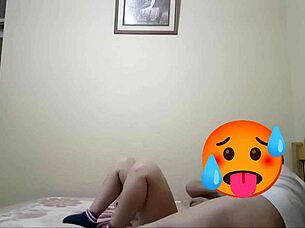 hubby's pal breeds latina wife cuckold creampie uterus full