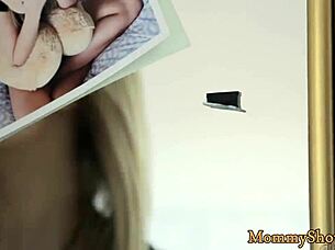 busty milf facesits cute shaved babe in lesbian muff dive scene