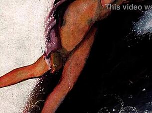 vintage erotic art captures timeless passion