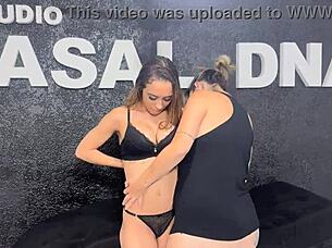 straight girl shocked as secret lesbian licks pussy till orgasm in mouth