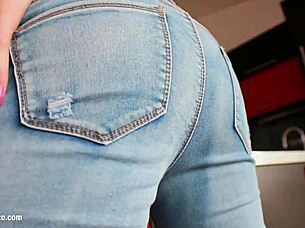 Primecups curvy redhead teases huge natural tits seductively