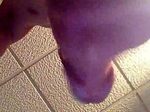 Jerking Off Huge Pulsing Cock Explosion