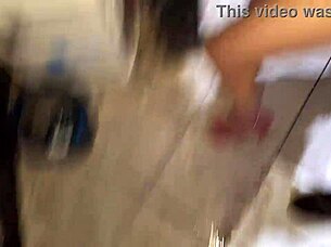 whoa my wife just fucked a stranger in the dirty bar bathroom for everyone 😲🍑