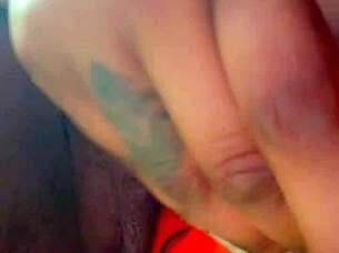 playing with a kong toy stretching her hole gaping wide