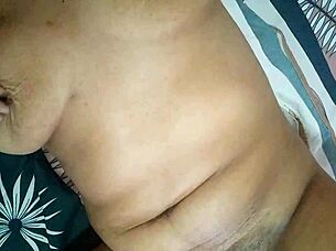 hot latina masturbates all day till creamy creampie solo