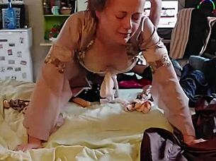 Clothed French Slut Doggystyle Rimjob Compilation