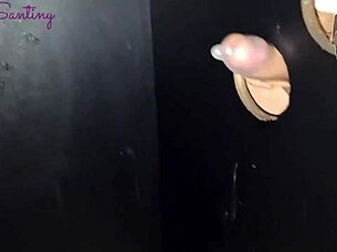 he watches as big black cock stuffs her tits and ass at the party