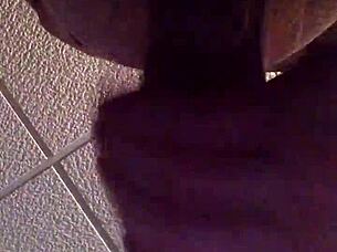 Jerking Off Huge Pulsing Cock Explosion