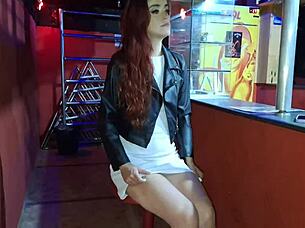 whoa my wife just fucked a stranger in the dirty bar bathroom for everyone 😲🍑