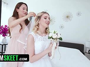 virgin bride cheats wedding day big ass creampied doggystyle first