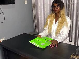 lekki doctor with big ass rides bbc patient hard in hospital office