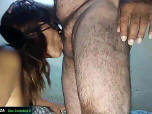 my lover deepthroats and takes massive facial cumshot