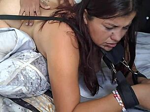 hot latina milf takes monster cock rough and deep