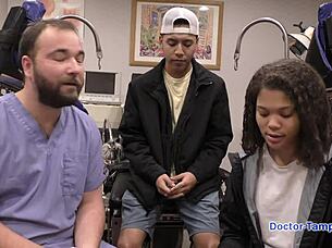 Dr Tampa Humiliates Nurse Michelle Anderson with Toys and Gaping Pussy