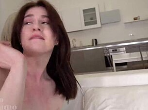 Pearl Eva Barbie Begs for Leo Casanova's Massive Italian Cock Deep in Her Ass - Part 1!