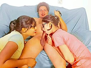 Step Mom Joins Hot FFM Threesome For Intense XXX Fuck