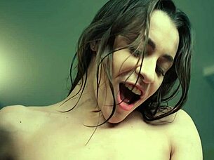 lesbians tangle with monstrous alien for oral ecstasy encounter