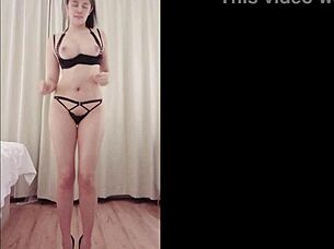 shenzhen goddess strips in ol roleplay after losing drinking game