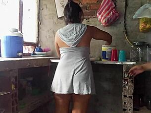 she can't wait to devour that juicy ass dessert first