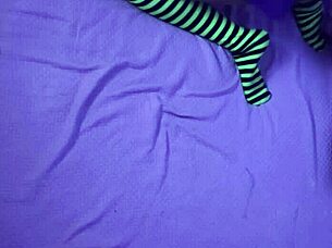 roommate catches emo girl squirting hard during solo masturbation