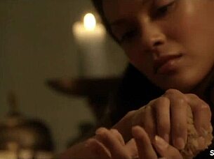 Spartacus Stars Bare Topless Celebrity Tease