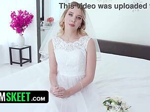 virgin bride cheats wedding day big ass creampied doggystyle first