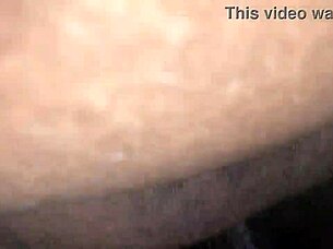 Fucking Hairy Ebony Milf's Pussy Till She Squirts Hard
