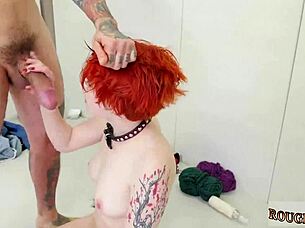 Intense BDSM domination unleashes cummie painal cum cat