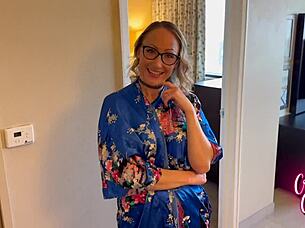 hot friends mom begs for my monster cock deep inside