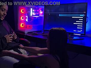 brazilian wife handjobs femdom competes in spider-man game spanish subs