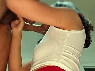 Hermanastra's Wet Tight Pussy Craves Deep Thrusts